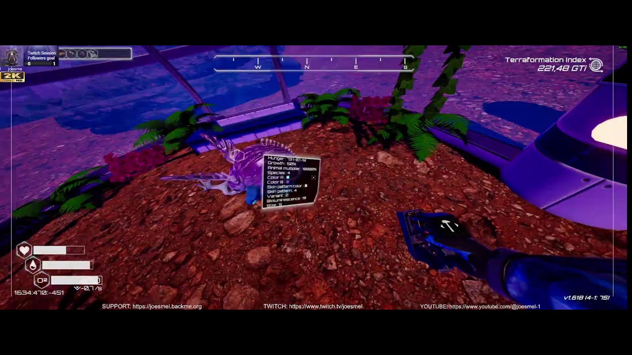 joe's live stream: The Planet Crafter (stream 23)