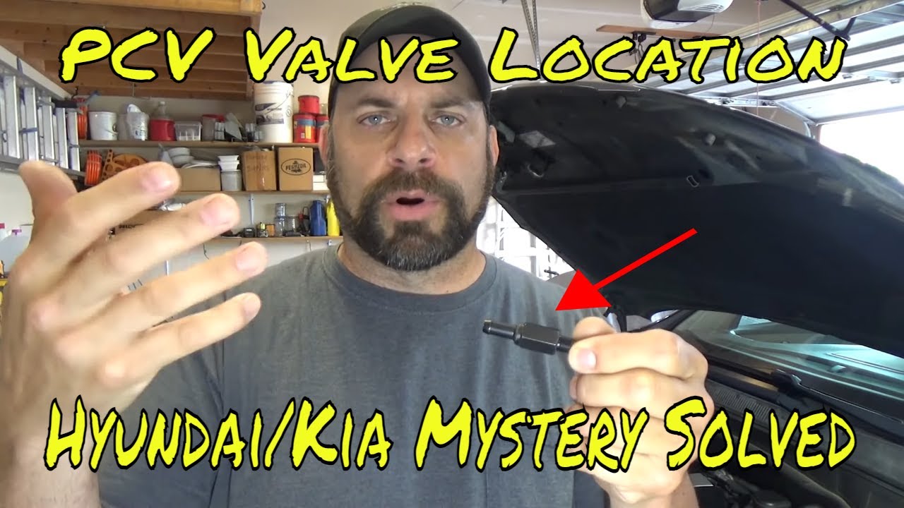 The Hyundai Kia PCV Valve Location and Replacing It
