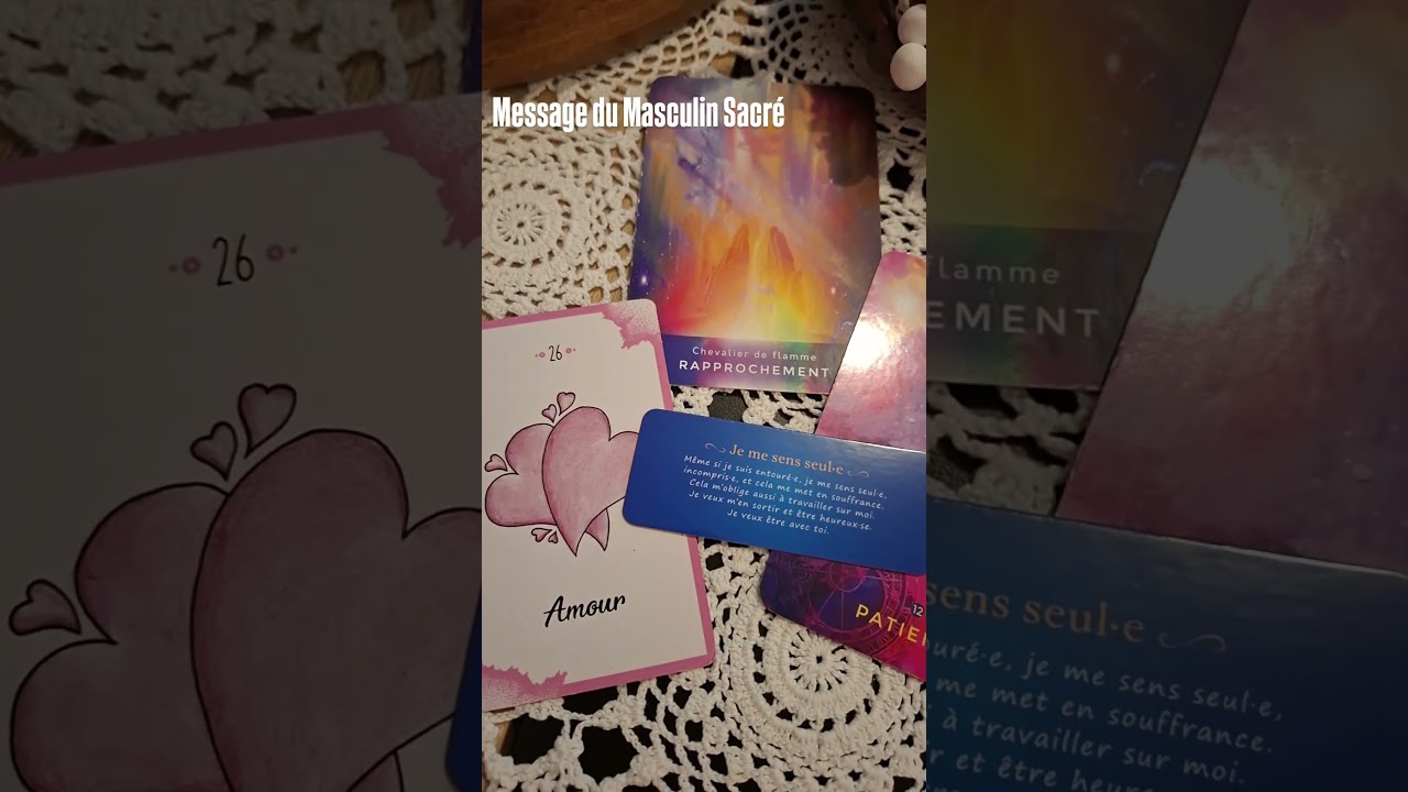 💘 Messager du Masculin Sacré : Relations Liens d’âmes karmiques Flammes Jumelles 🔥 Âmes sœurs