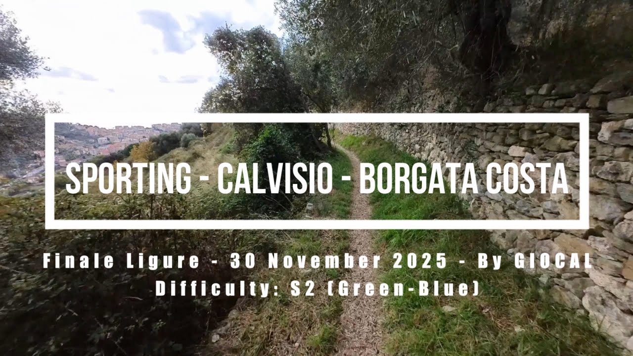Finale Ligure eMTBing - Trails Sporting - Calvisio - Borgata Costa