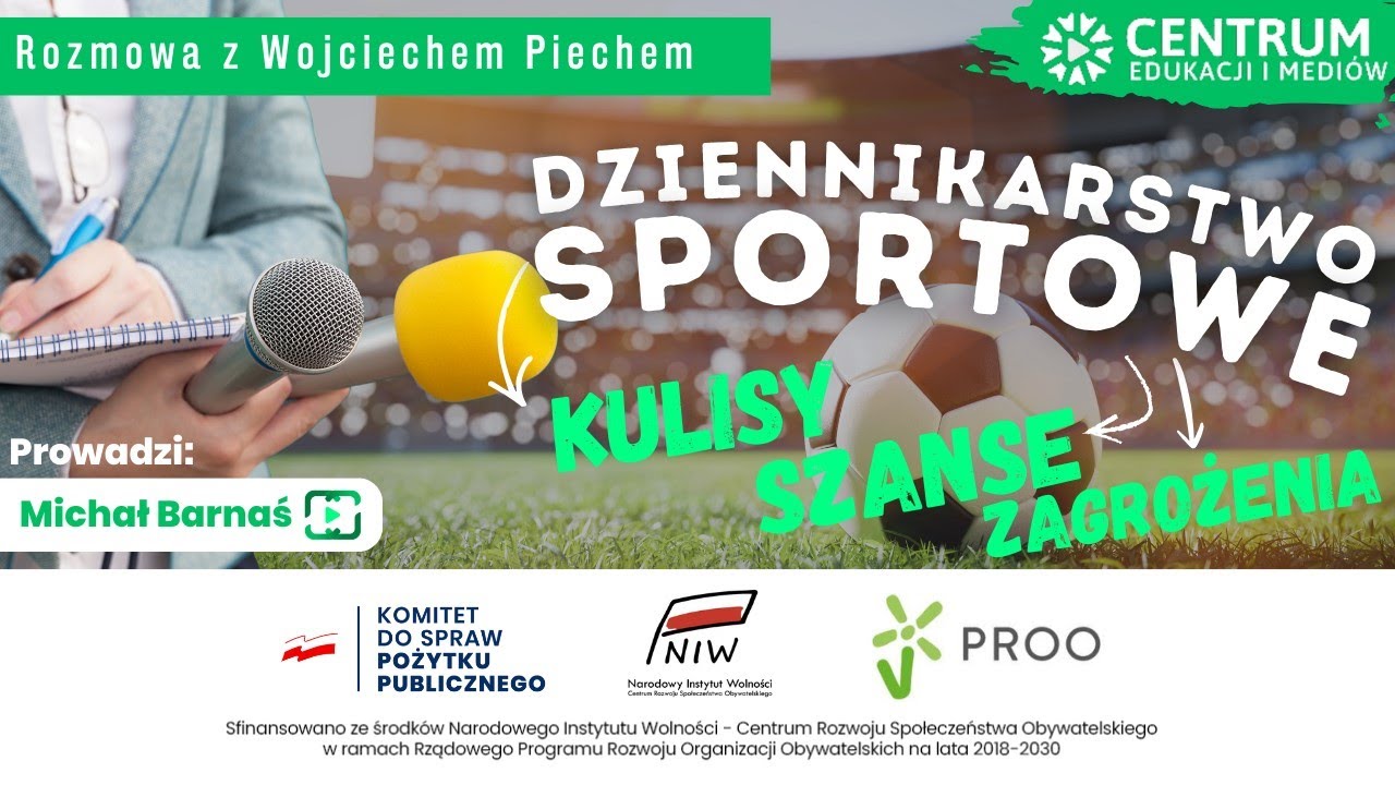 DEM TV: Zawód przyszłości?, ODCINEK 6, Wojtek Piech i Dziennikarstwo sportowe