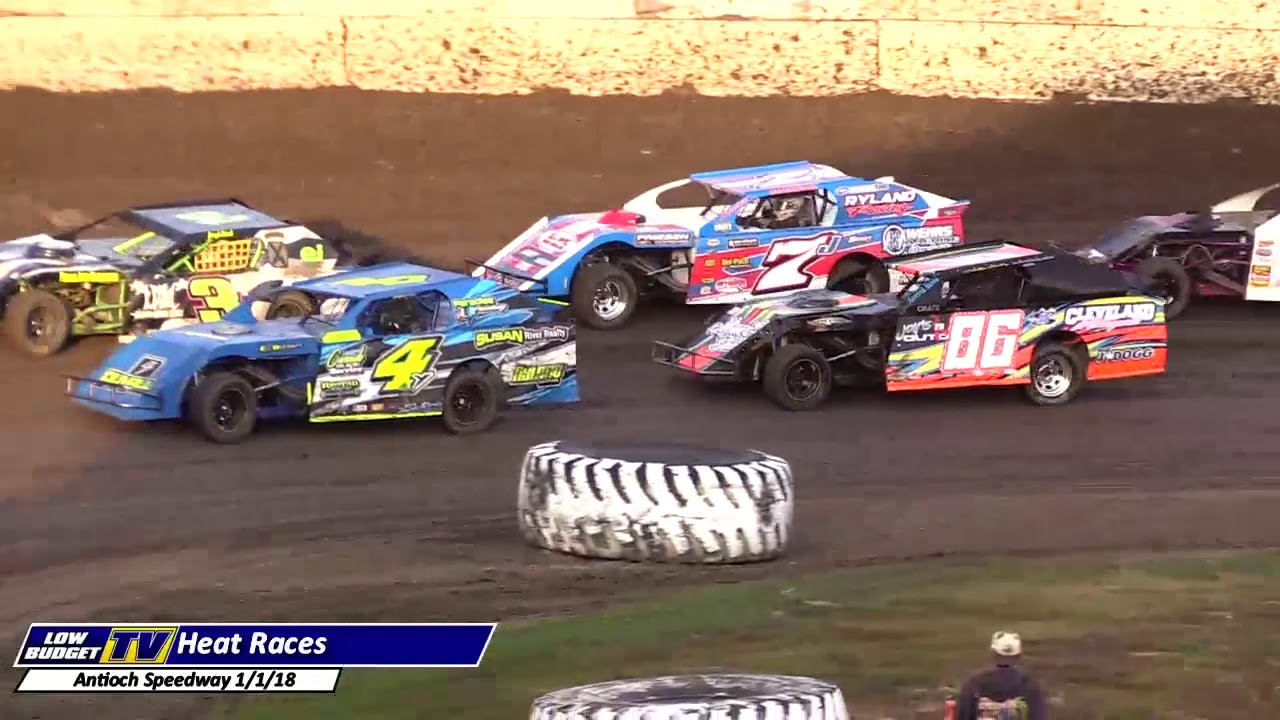 Heat Races: Antioch Speedway New Years 2018