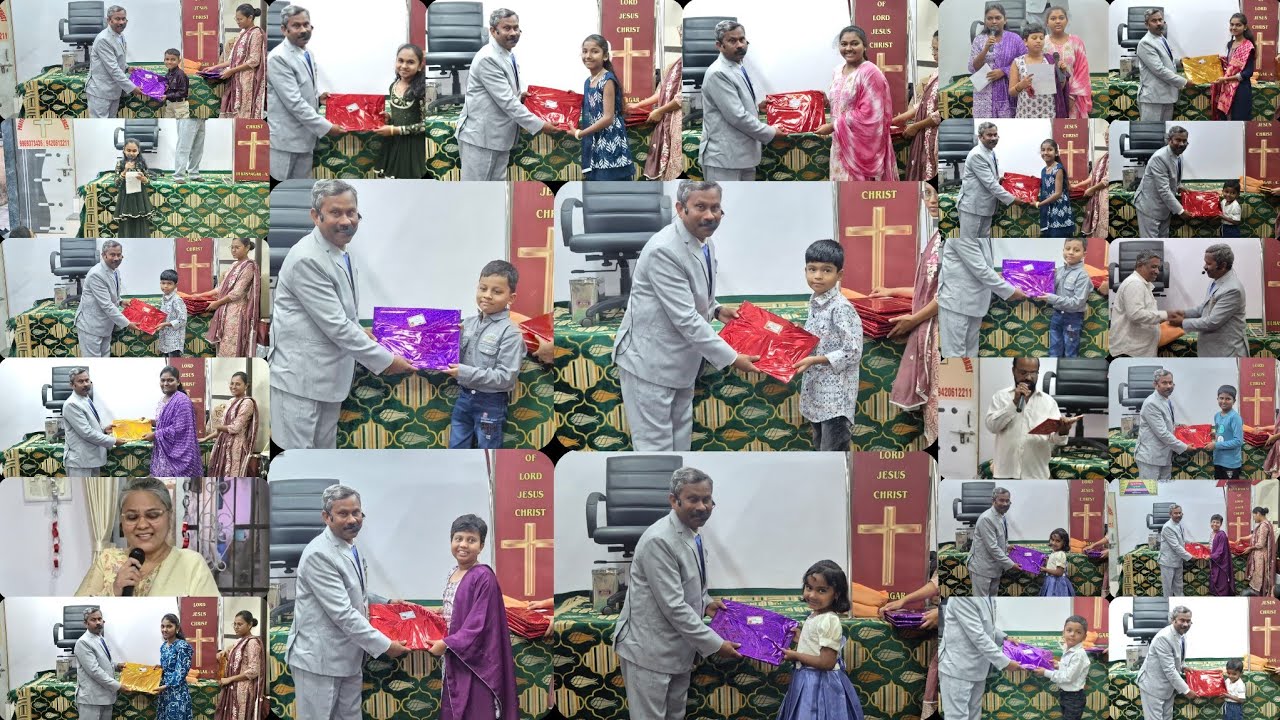 🎁 Sunday School  | Gift Distribution 🎁 | Children Song📍 Prayer House Of Lord JESUS Christ 2026