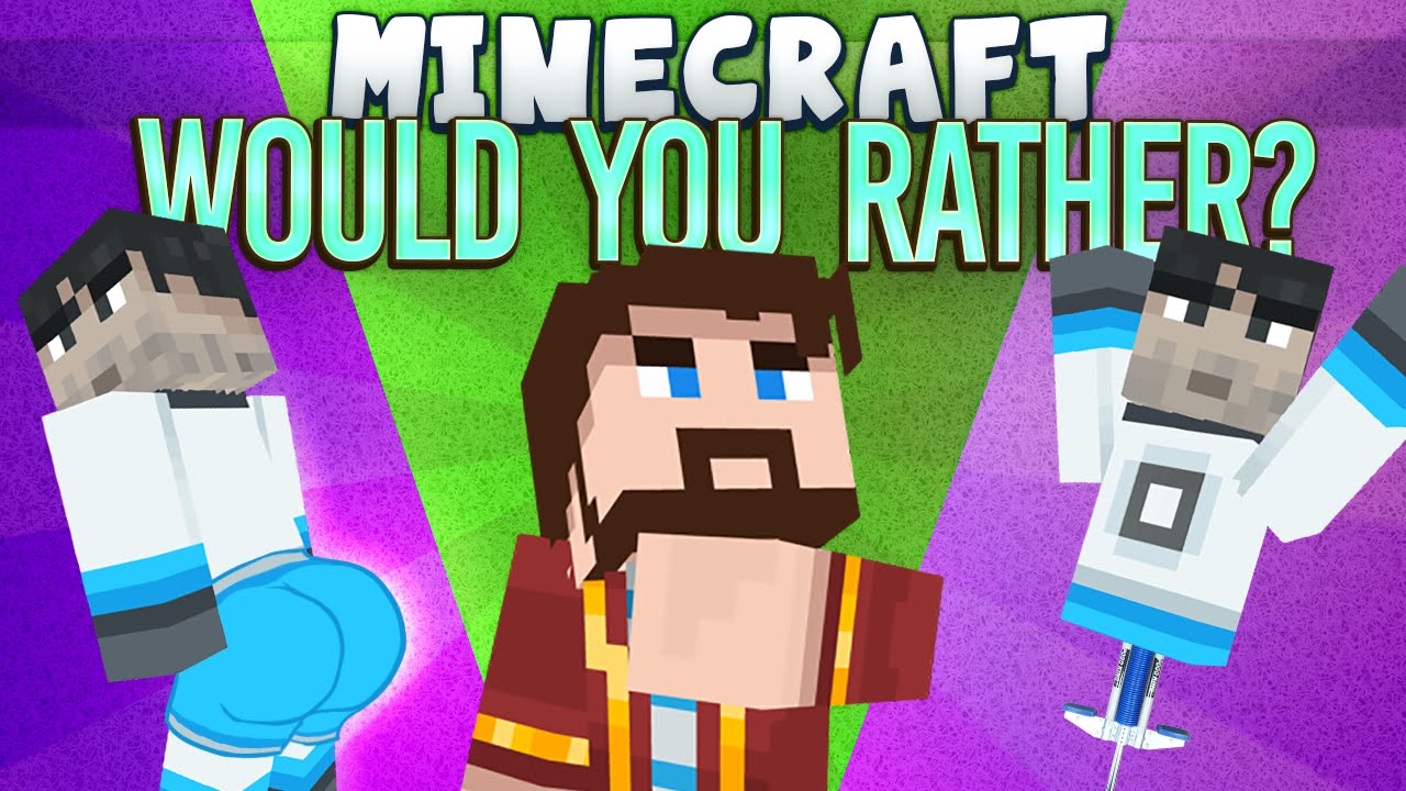 Minecraft Minigames - Would You Rather? - Games With Sips