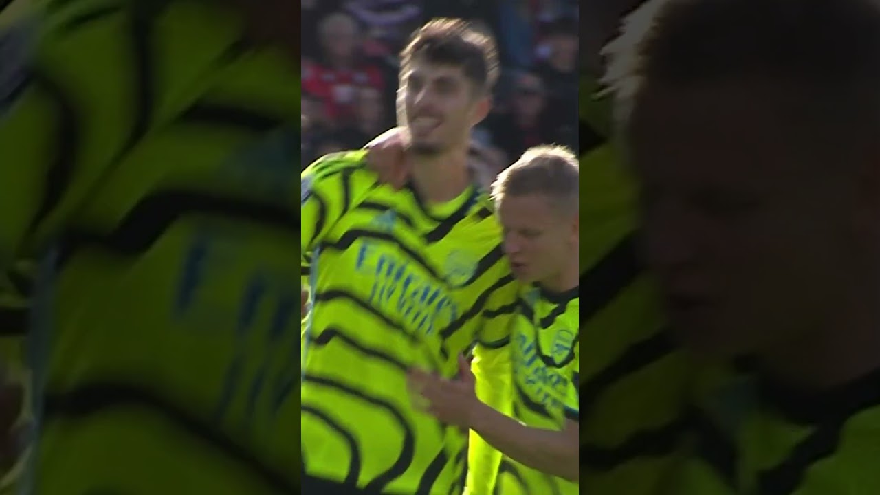 Kai Havertz scores his first goal for The Arsenal!