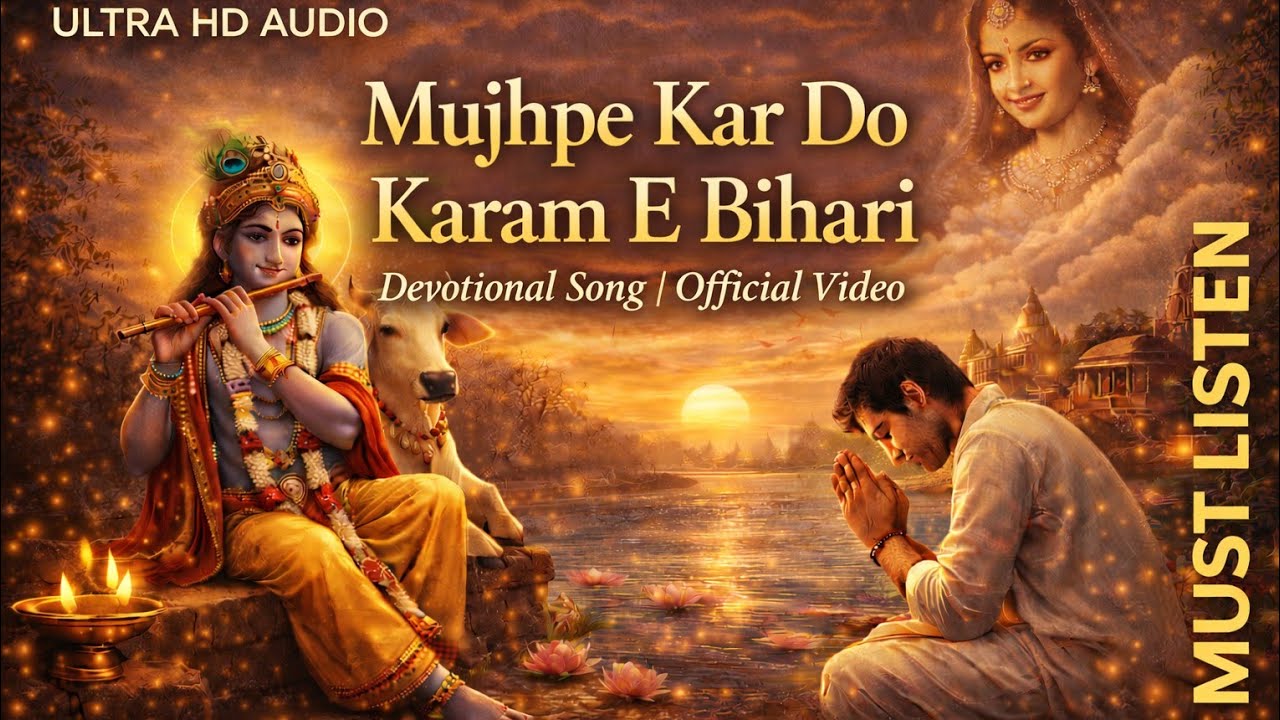 Mujhpe Kar Do Karam E Bihari। मुझपे कर दो करम ए बिहारी। न्यू ईयर भजन 2026।First New Year Bhajan 2026
