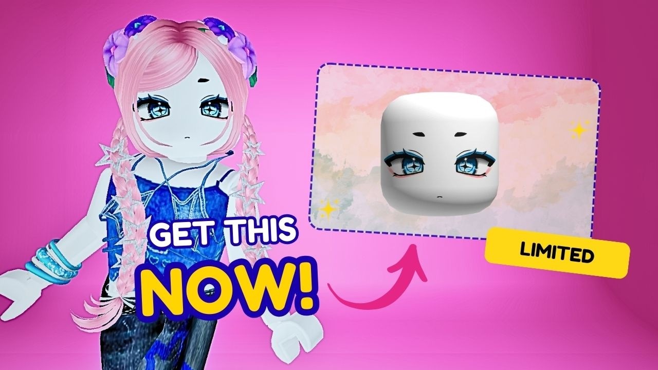 ВНИМАНИЕ! ОГРАНИЧЕННОЕ КОЛИЧЕСТВО КОНТЕНТА ОТ UGC! 🚨 КАК ПОЛУЧИТЬ Y2K Star Gaze Blue Face (ТОЛЬКО...
