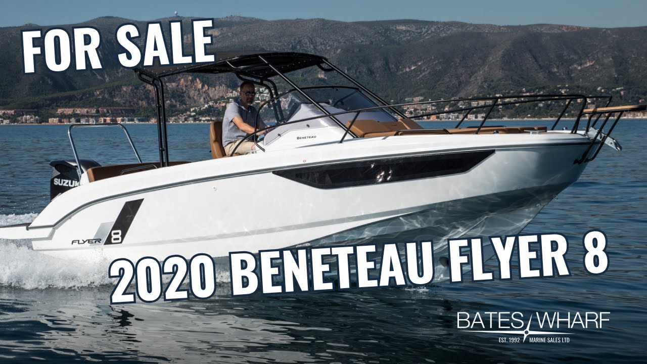 FOR SALE: 2020 Beneteau Flyer 8 Sundeck powered by a Suzuki 325 Hp 4 Stroke outboard engine.