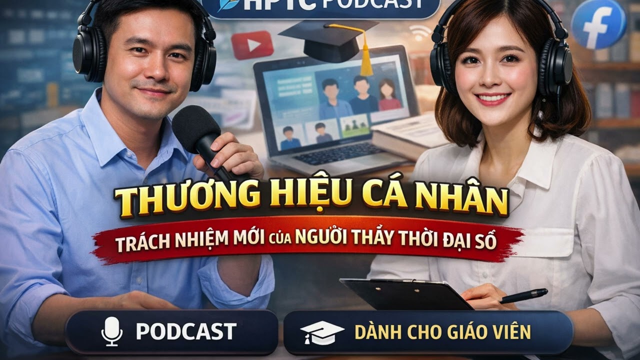 Thương hiệu cá nhân giáo viên  Trách nhiệm mới của người thầy thời đại số – HPTC Podcast