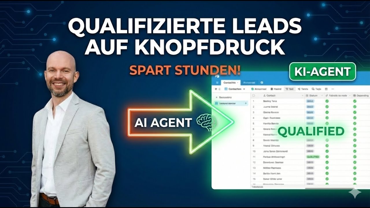 So löst KI das Zeitproblem im Vertrieb: Stunden weniger Lead-Recherche (gratis Template)