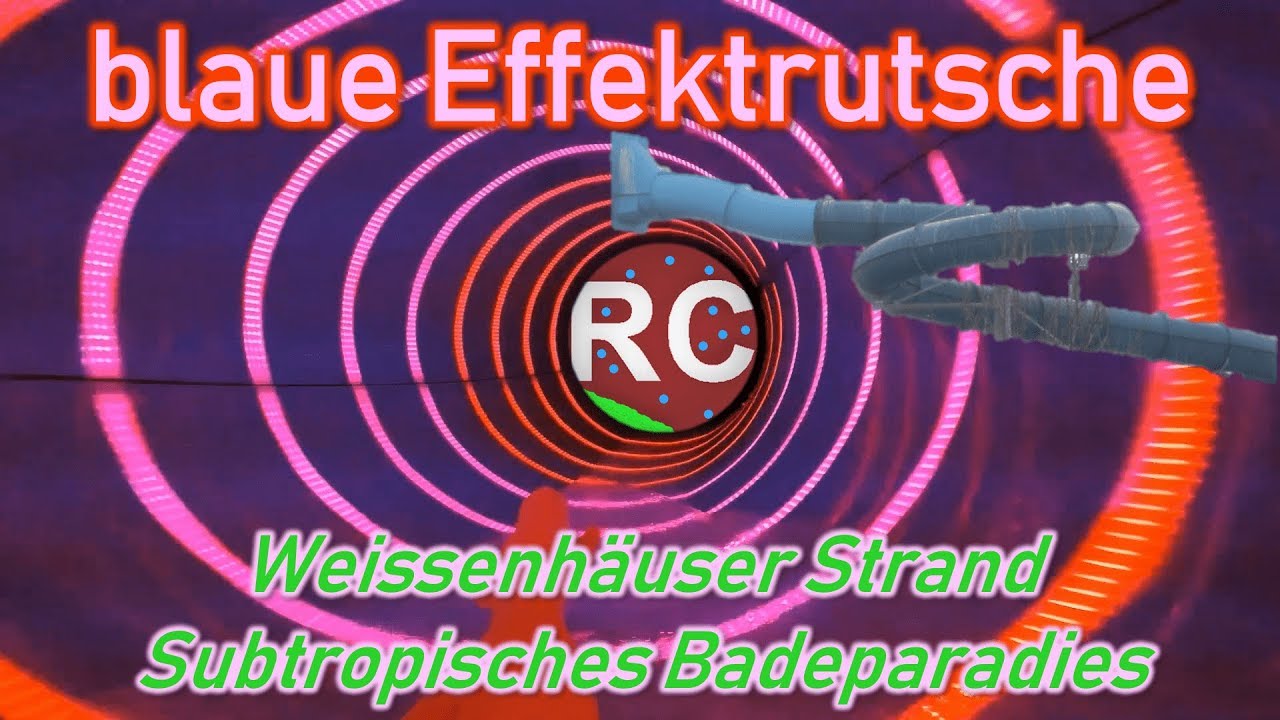 Weissenh&auml;user Strand blaue Effektrutsche