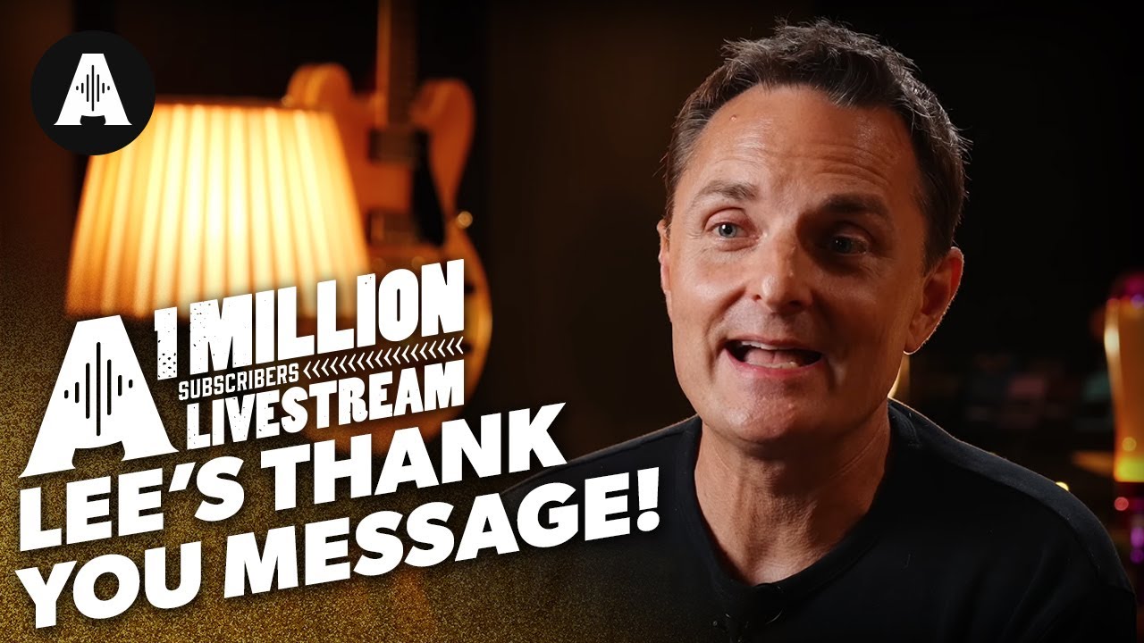 A Thank You Message from Lee Anderton!  - 1 Million Subs Celebrations!