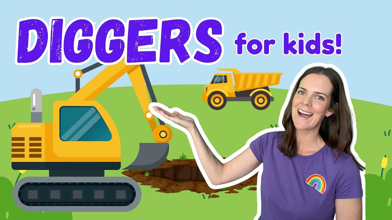 Diggers for Toddlers! | Big Diggers for Little Learners