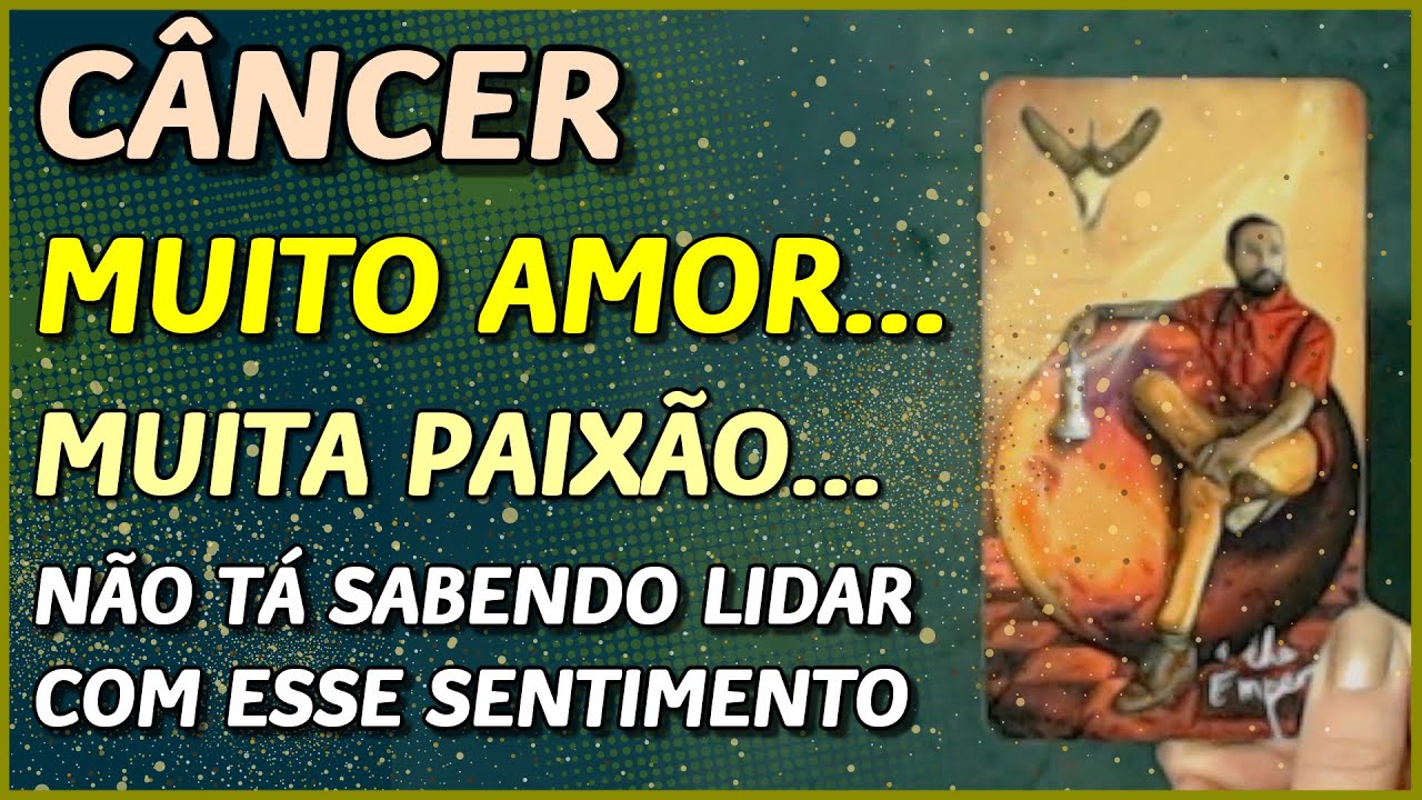 CÂNCER ♋️ // MUITO AMOR💖👩‍❤️‍👨 - E PAIXÃO! 💔🥺 - ALGUÉM SOFRE E NÃO SABE LIDAR COM ESSE SENTIMENTO 💔🥺