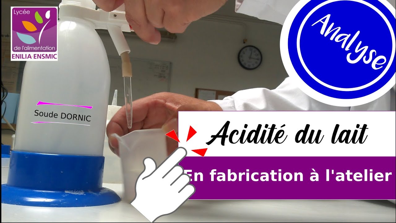Analyse du lait : Acidité dornic