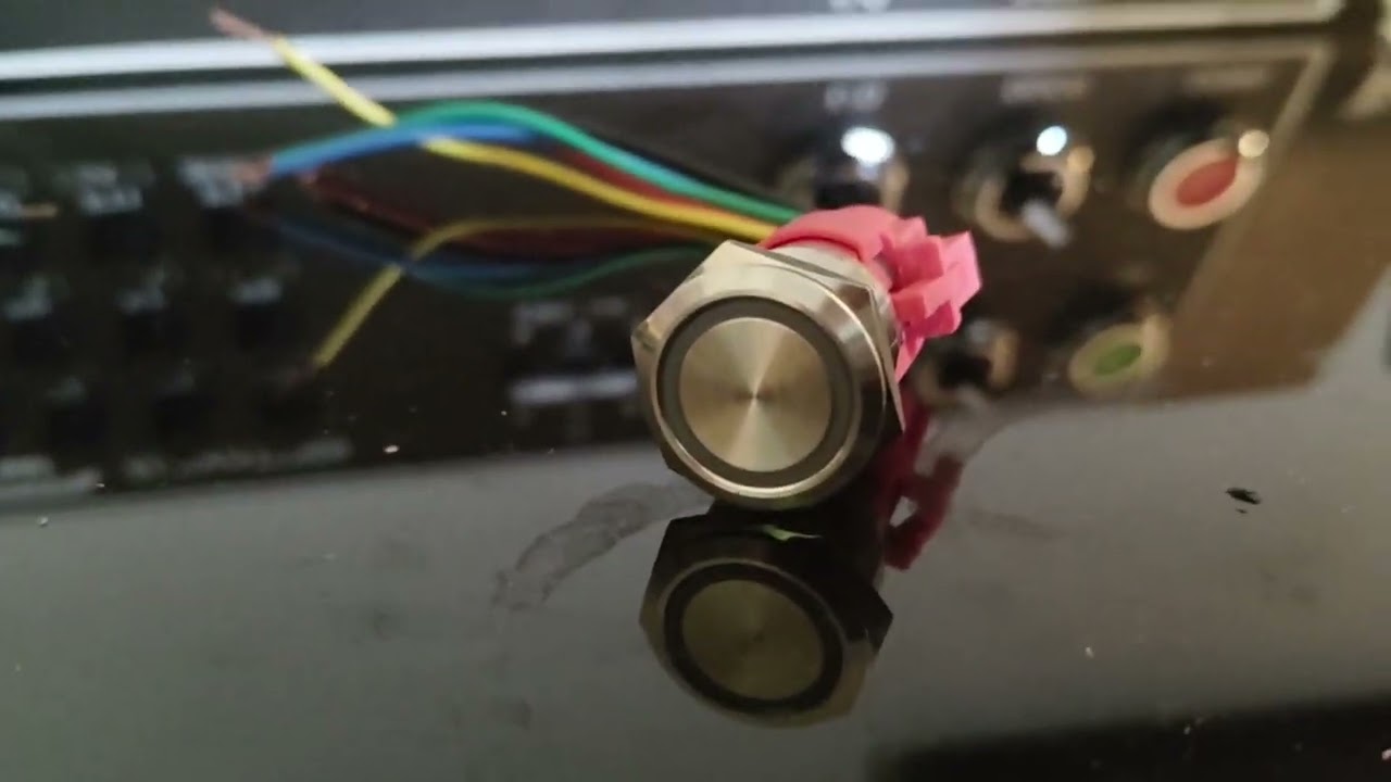 How To Power LED On 19mm APIELE Momentary Push Button Switch.