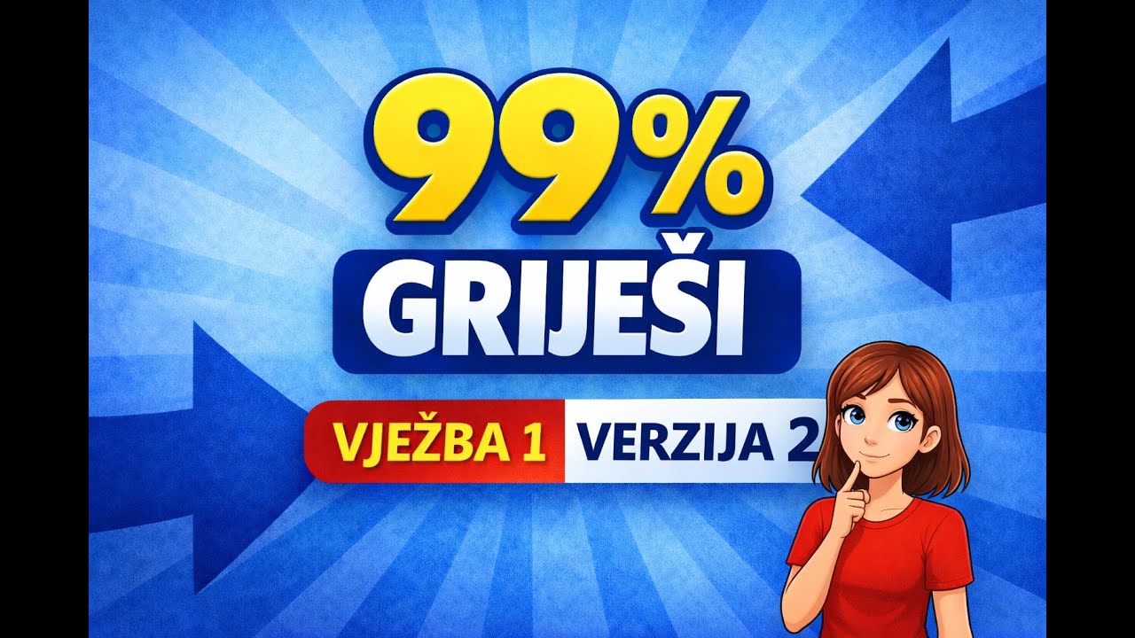 Vježba 1 (Verzija 2) | 99% griješi | Testiraj svoj Njemački 🇩🇪
