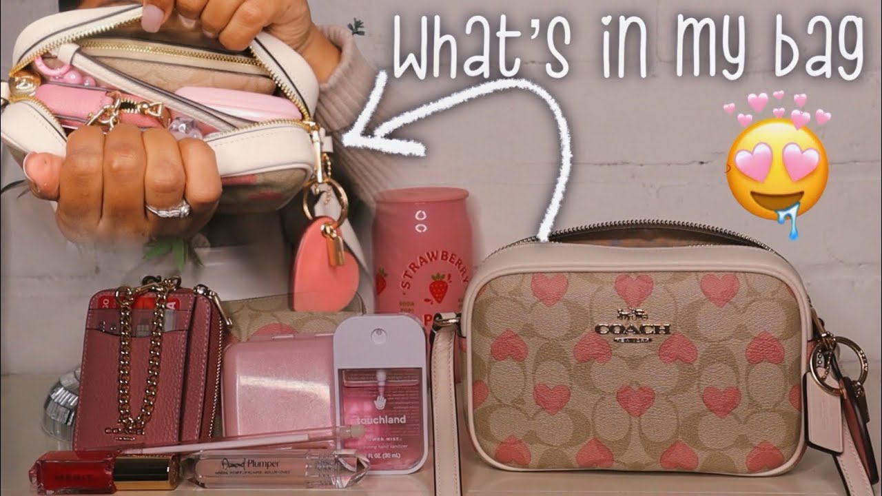 What’s In My Bag: Coach Valentines Heart Camera Bag