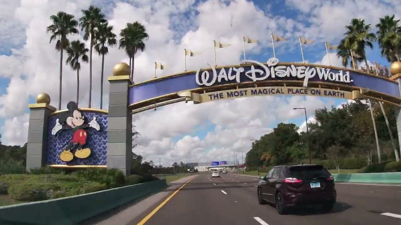 (Orlando) Driving from Disney Animal Kingdon