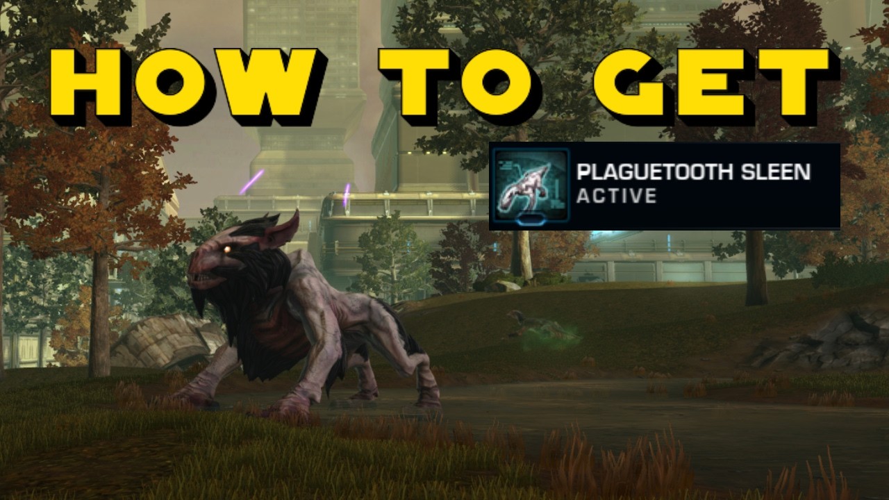 How to get Plaguetooth Sleen Pet - SWTOR Rakghoul Event Guide
