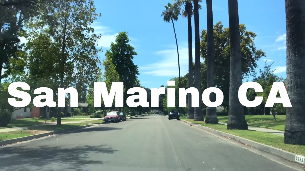 🔴  San Marino Realtor Driving Tour 4K