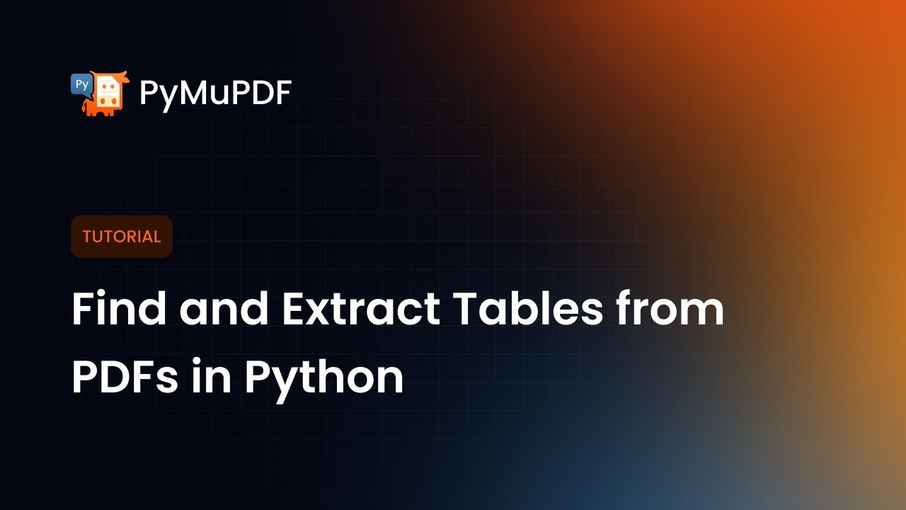 Поиск и извлечение таблиц из PDF-файлов в Python