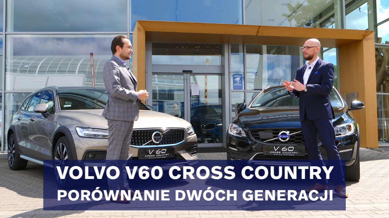 Porównanie dwóch generacji Volvo V60 Cross Country | Autogala Volvo