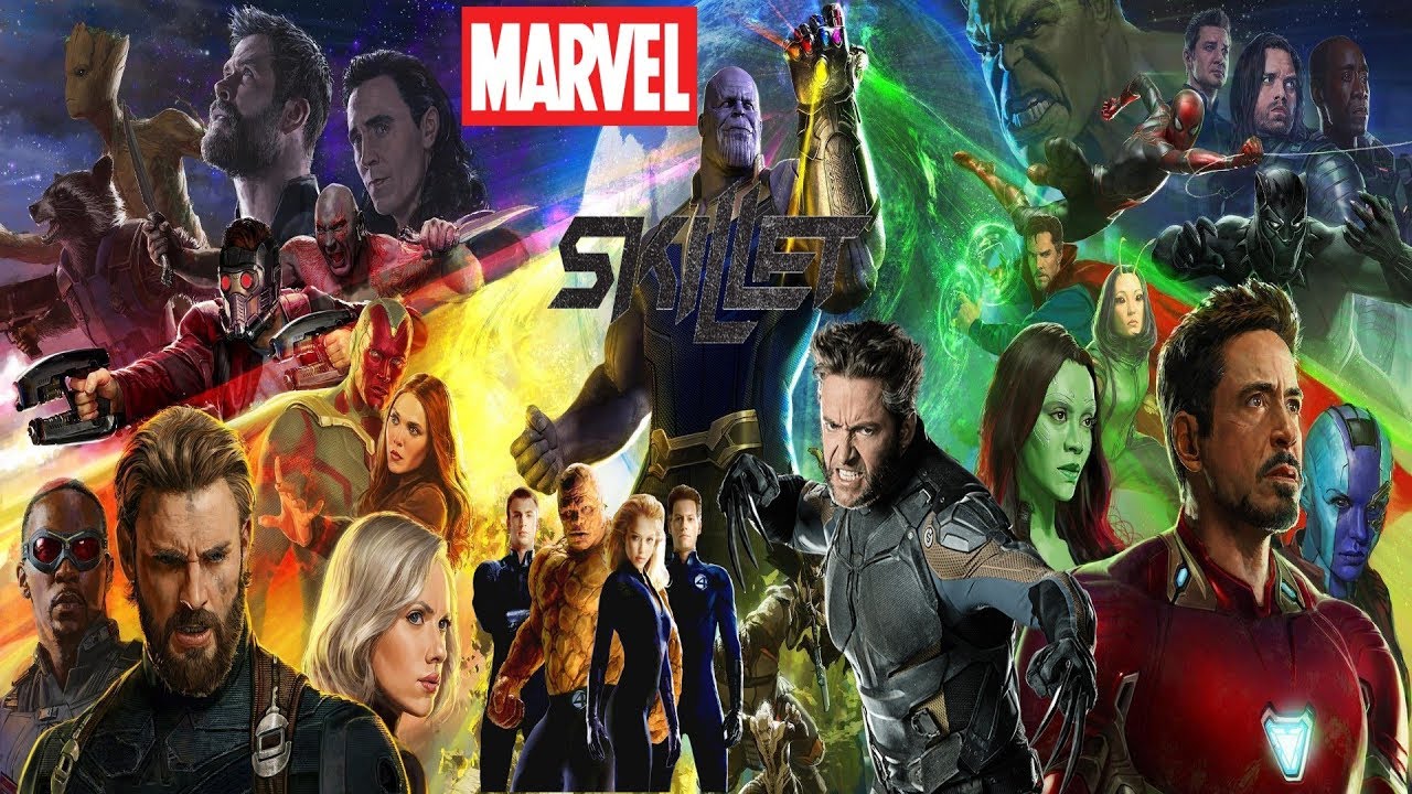 Avengers Infinity War (Marvel Tribute) - Skillet - The Resistance
