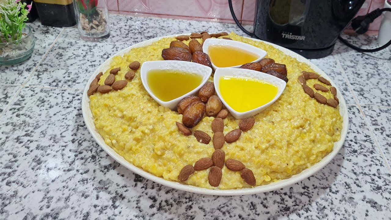 العصيدة او (تاغلا اوسنغار)بالطريقة الأمازيغية الأصيلةⵣ🫢