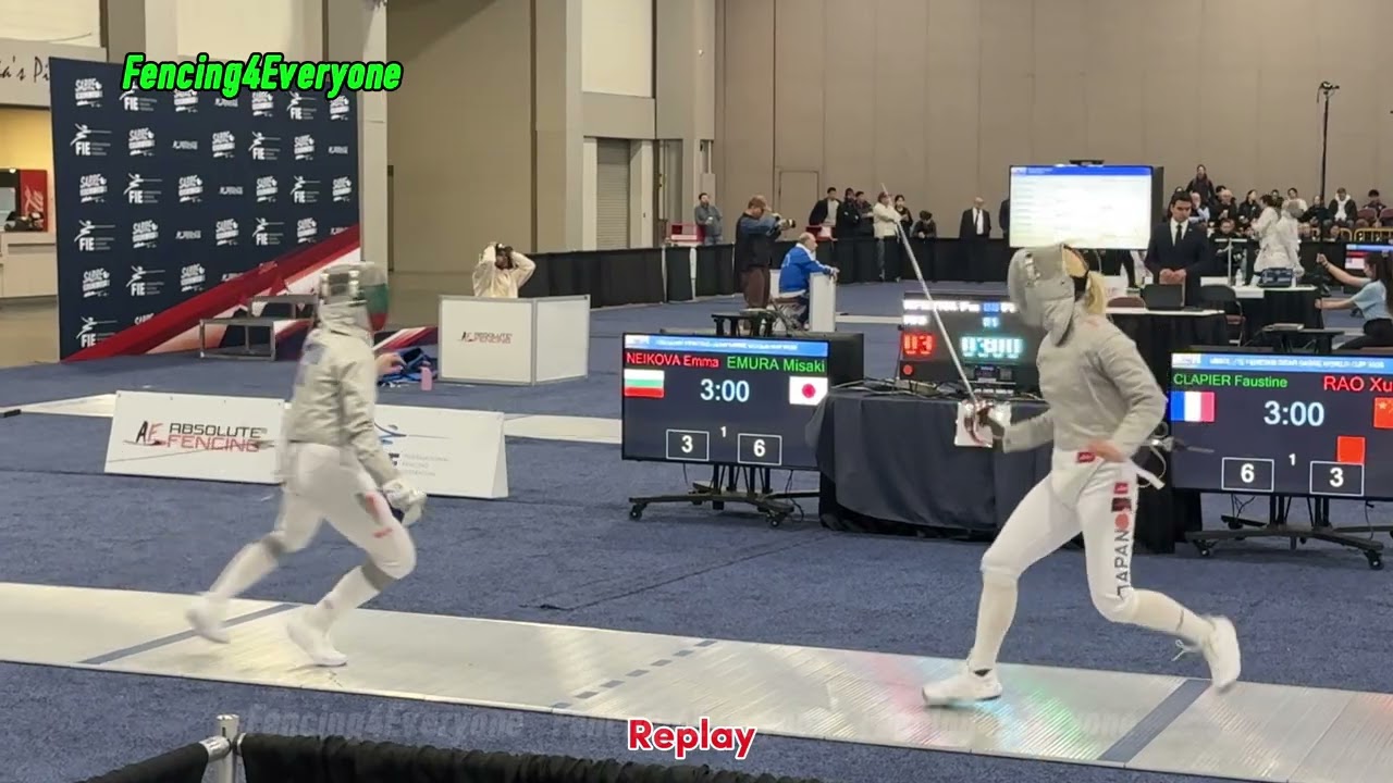 T32 SWS 🔹32 NEIKOVA Emma 🇧🇬 vs 🔸1 EMURA Misaki 🇯🇵 - Absolute Fencing Sabre World Cup 2026