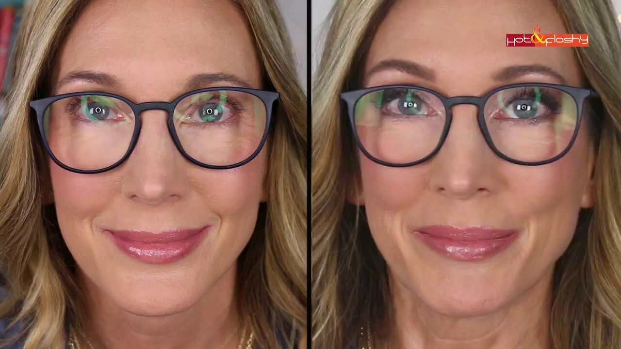 Makeup for Glasses! Top Tips for Smooth Concealer, Nose Pads, + Making Eyes Pop! Over 50