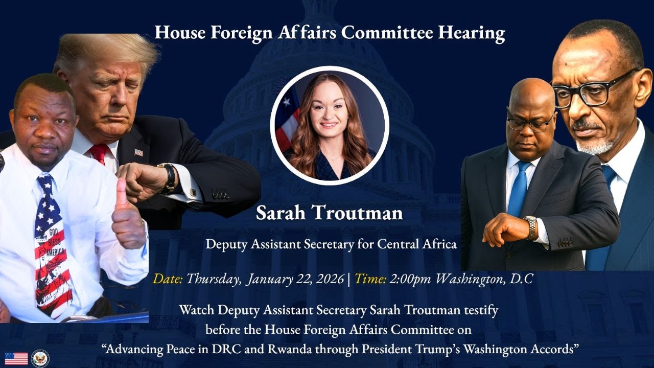 ADVANCER LA PAIX ENTRE LA RDC ET LE RWANDA GRÂCE AUX ACCORDS DE WASHINGTON DU PRÉSIDENT TRUMP