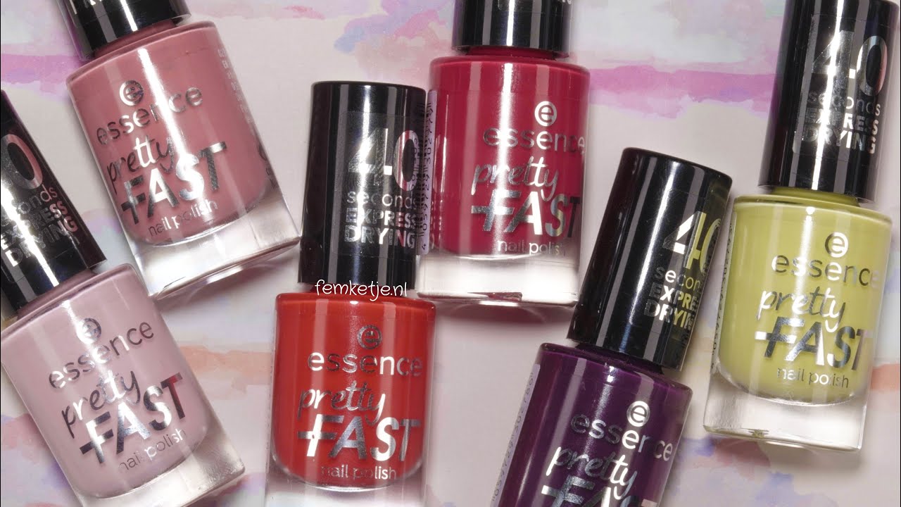 Essence Pretty Fast Nail Polish (Dry In 40 Seconds?🤔) - femketjeNL
