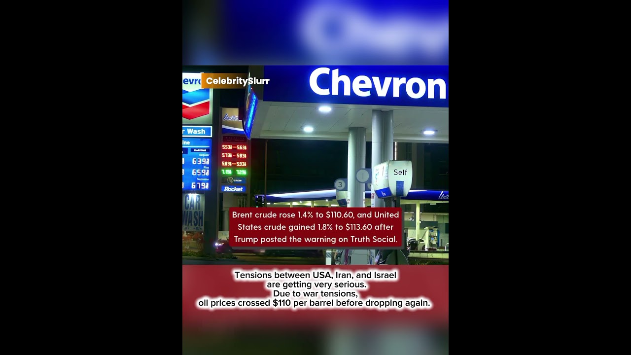 Oil Prices Explode as Trump‑Iran War Fears Shake Markets#usa#trump#breakingnews#oilprice#middleeast