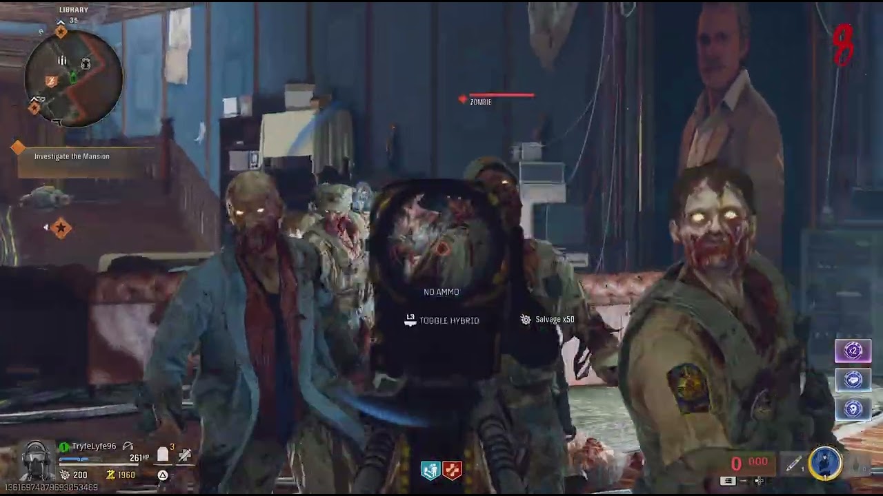 CODBO 6 zombies no more lmgs