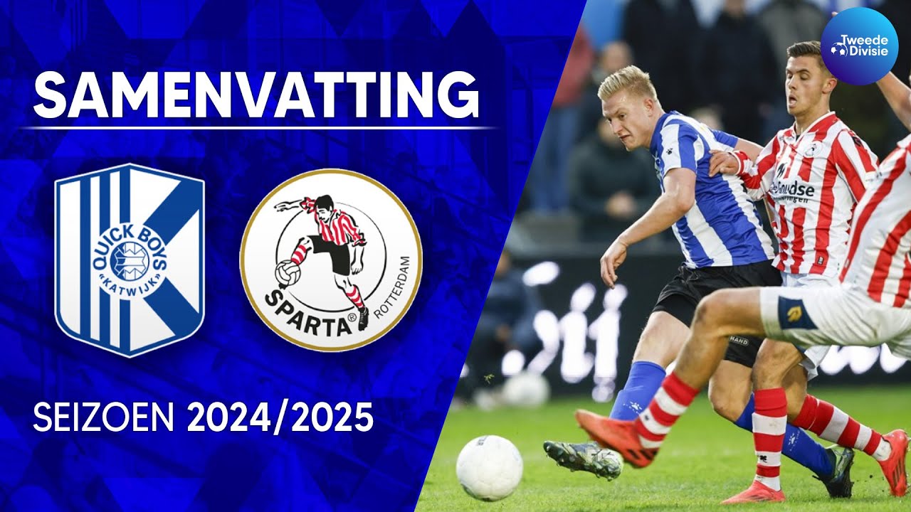 Samenvatting Quick Boys - Jong Sparta Rotterdam | Tweede Divisie