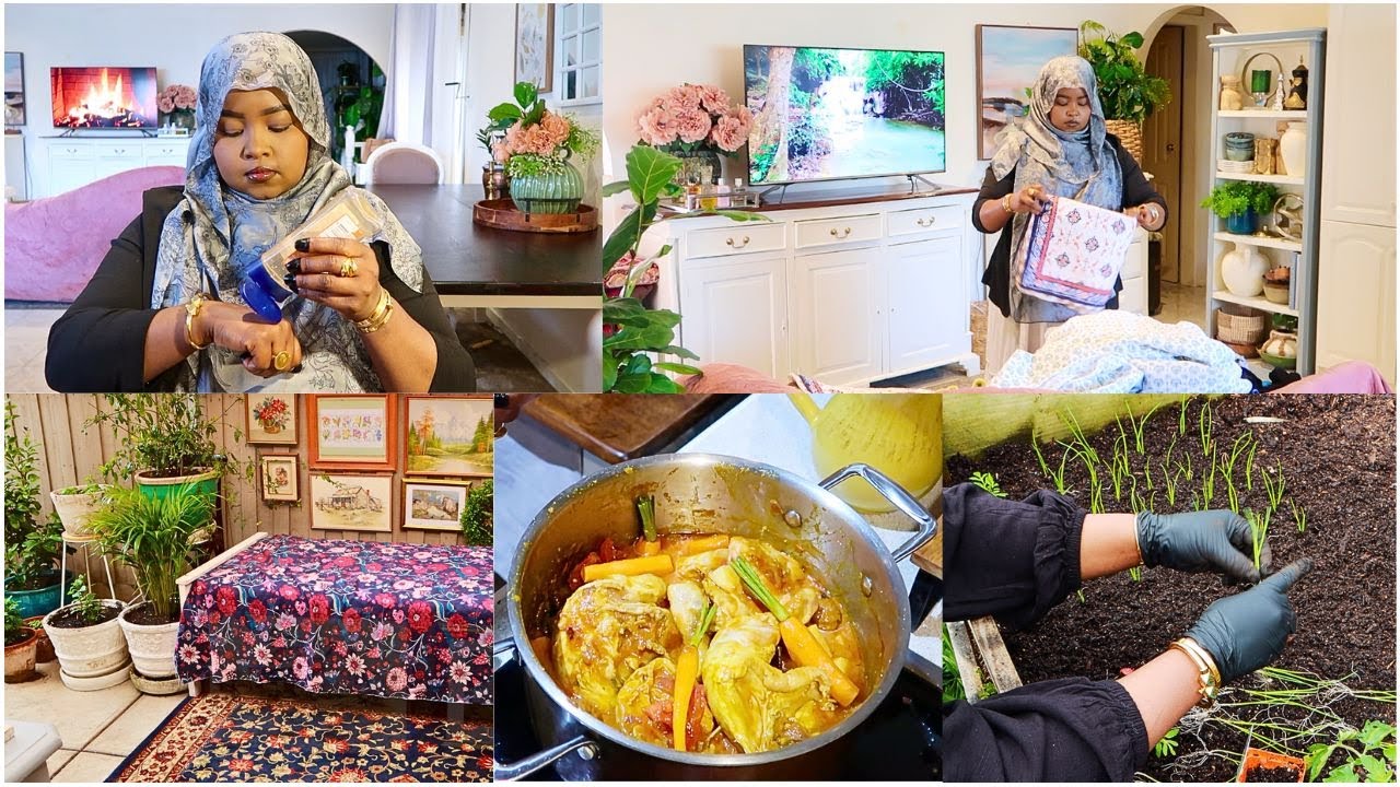 فلوق أسبوعي كبسة دجاج زراعة منزلية ترتيب WEEKLY VLOG PRODUCTIVE DAYS ORGANIZATION COOKING 2024