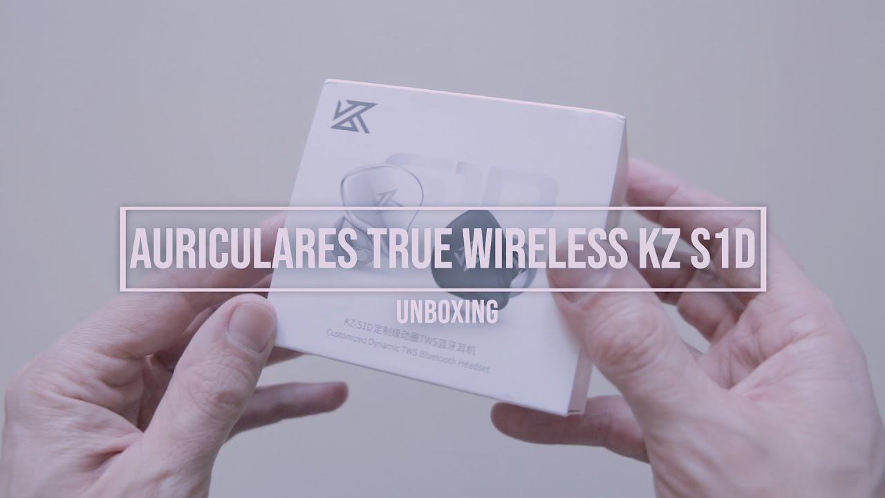 Unboxing KZ S1D