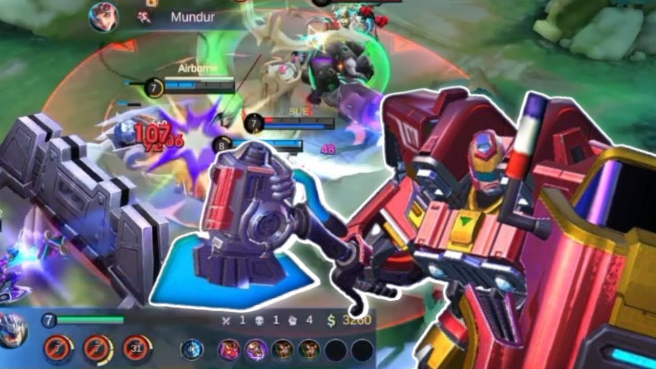 JOHNSON BERANI TABRAK MUSUH SENDIRIAN TANPA BAWA TEMAN~MLBB√ Mobile legend...!!!