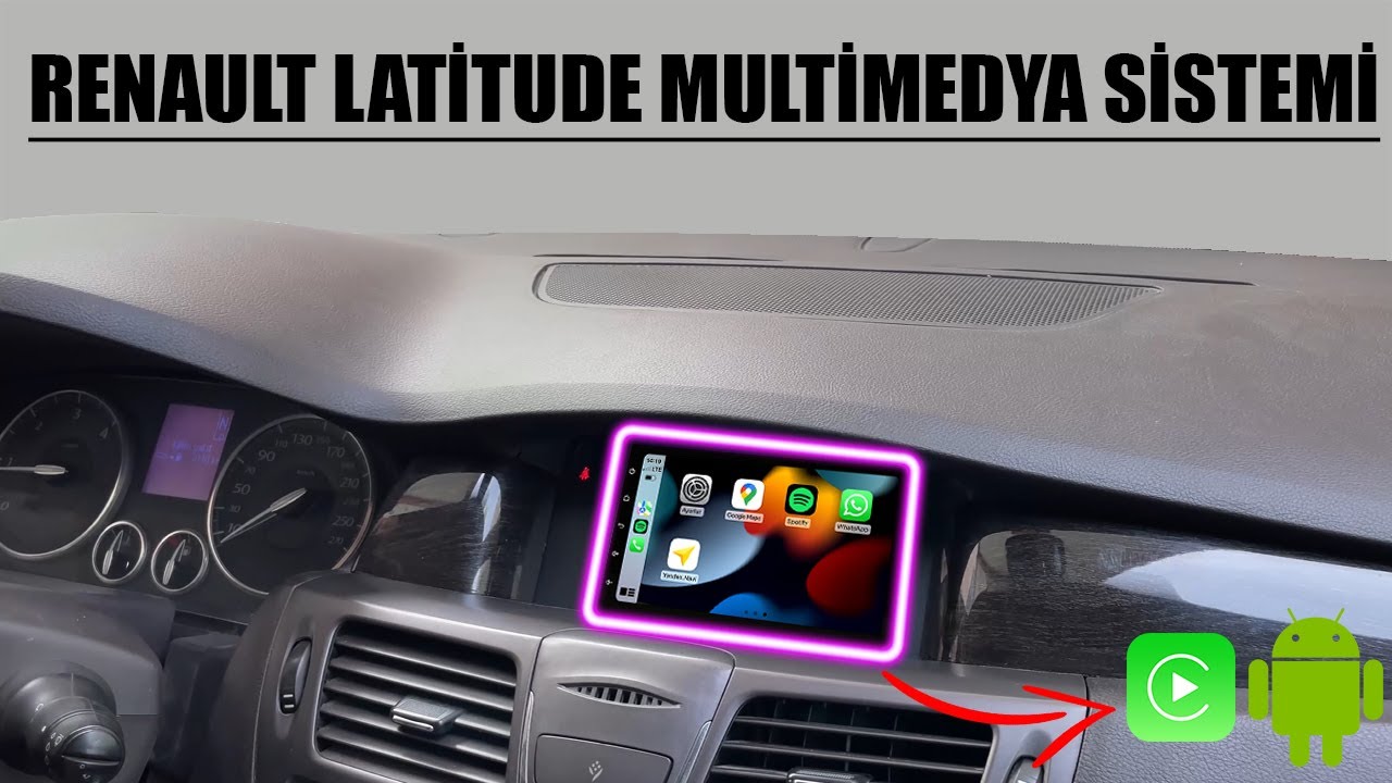 Renault Latitude | Carplay & Android Multimedya Sistemi! 22-1962