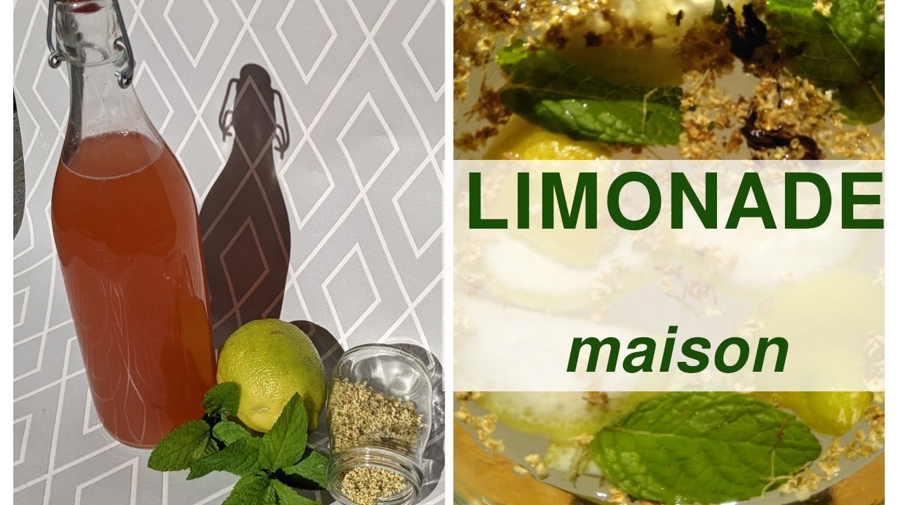 LIMONADE maison, une boissoin naturellement pétillante, PARFAITE POUR L'ETE