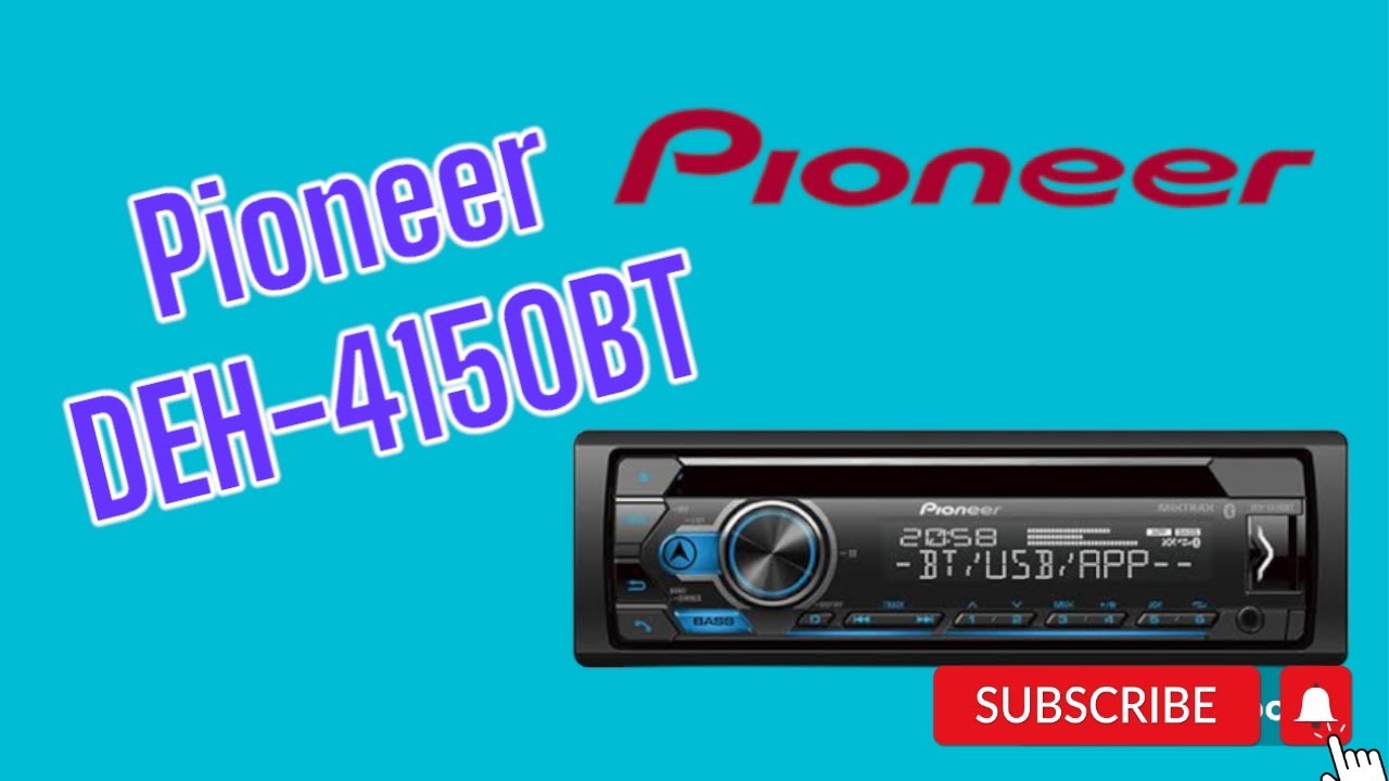 ¿Cómo ajustar funciones de audio autoestereo Pioneer? 🤔 modelo DEH-4150BT ✅🔊🔊