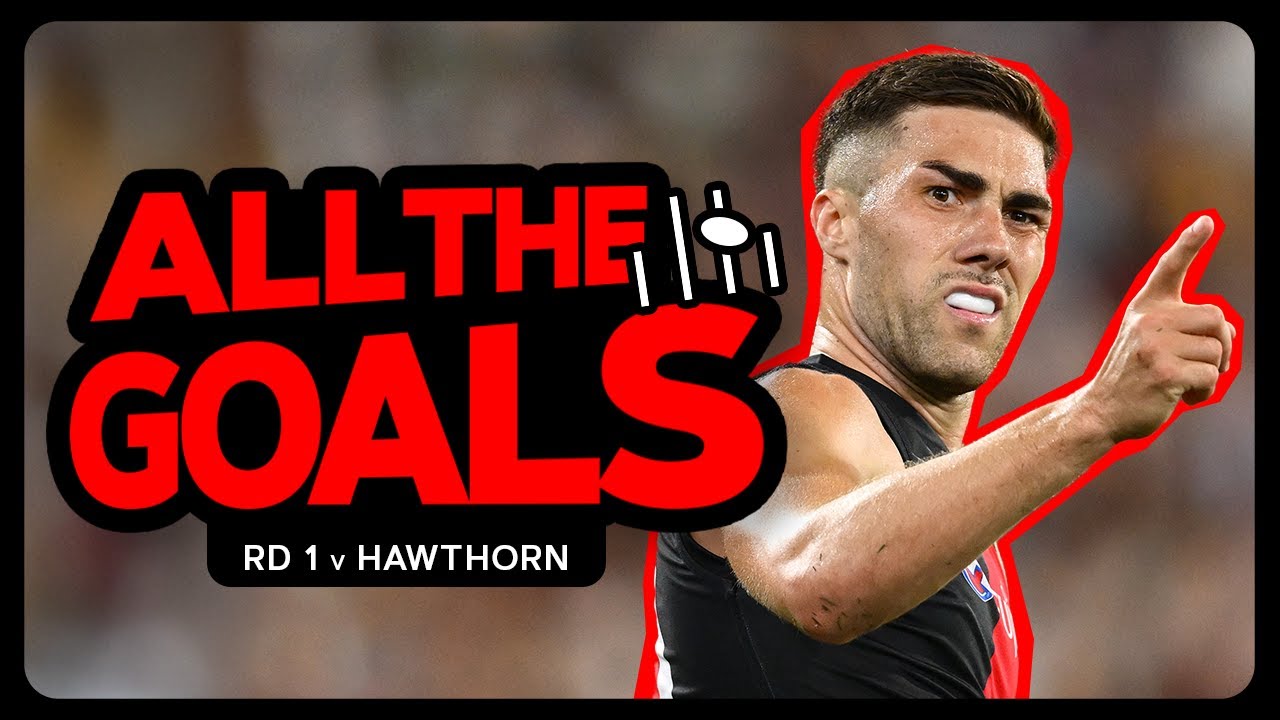 EVERY goal from round one against the Hawks including Zach's freakish goal from the boundary line.