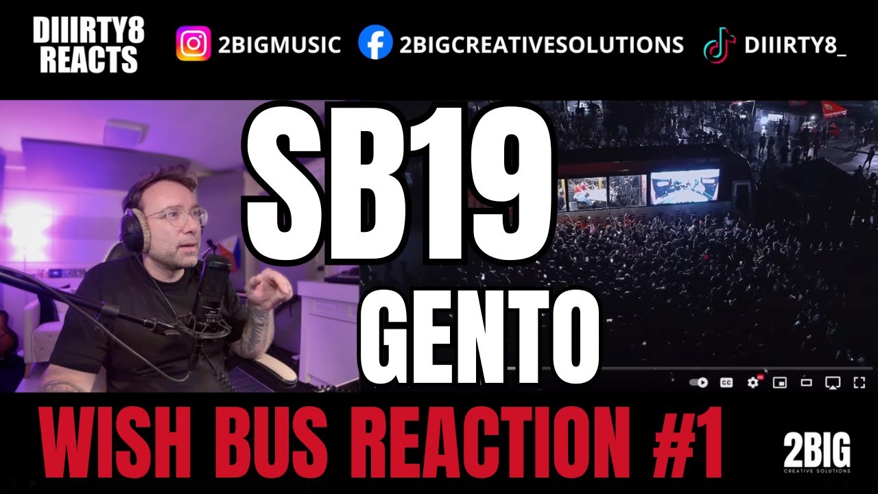 SB19 - GENTO | WISH BUS | FOREIGNER REACTION