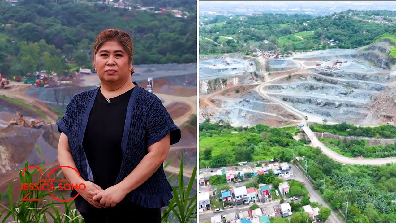 Jessica Soho, binista ang sitio sa paanan ng quarrying operation sa Rizal | Kapuso Mo, Jessica Soho