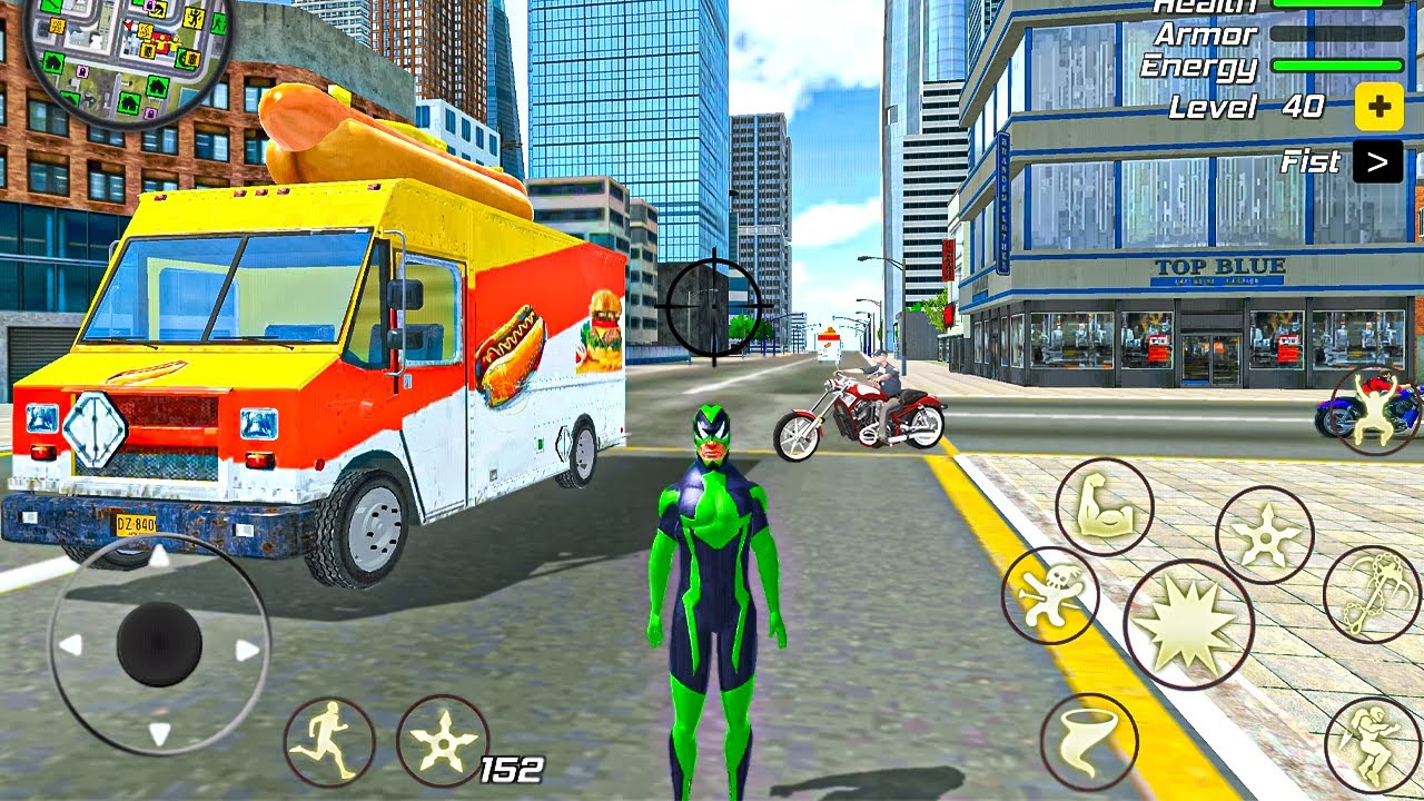 Spider Rope Hero Ninja Gangster Crime Vegas City #42 - Sticky Rockets - Android Gameplay