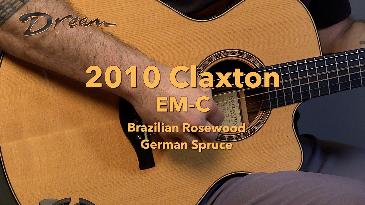 Гитары мечты - Claxton EM-C 2010 года, бразильский палисандр/немецкая ель #guitardemo #guitarcraft