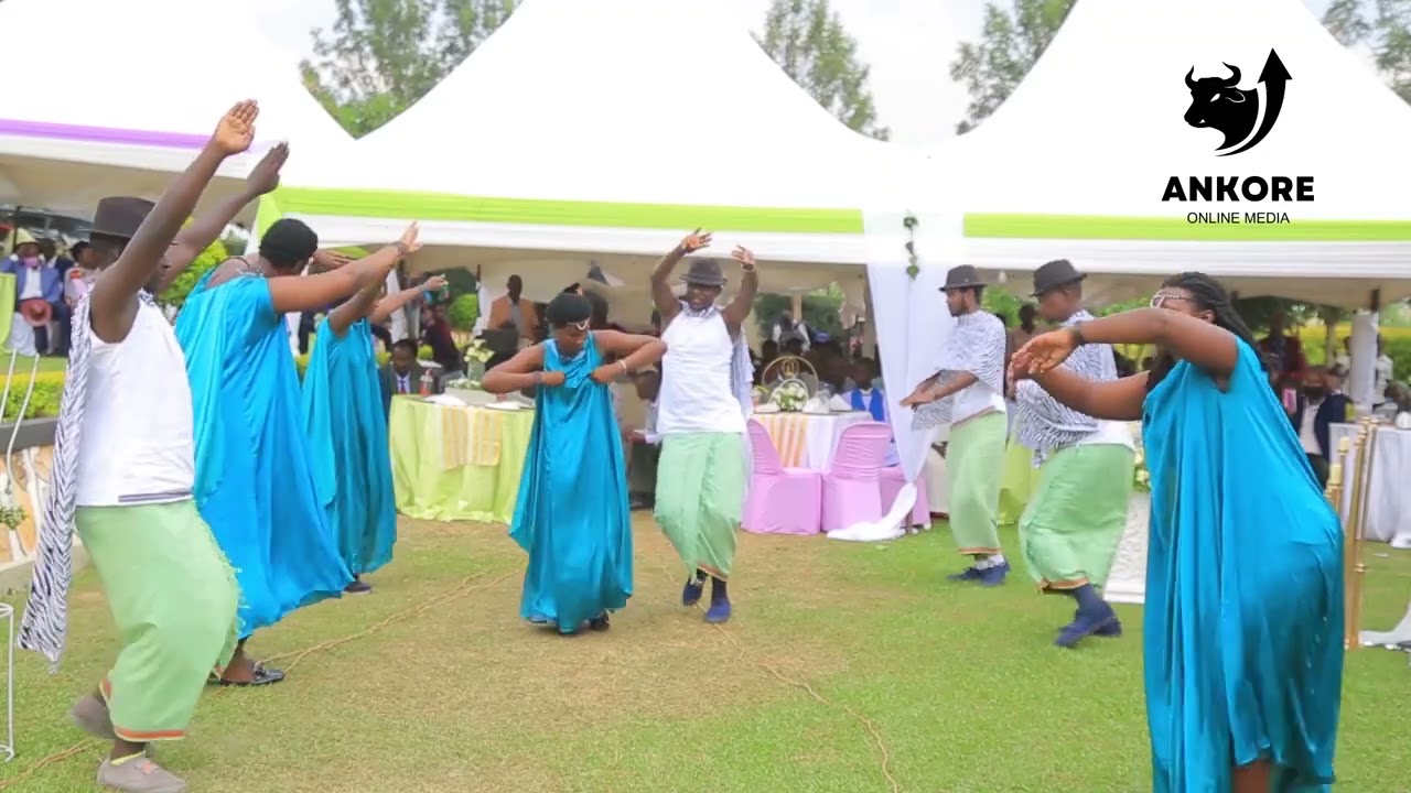 Igongo Cultural troop with a traditional Dance
