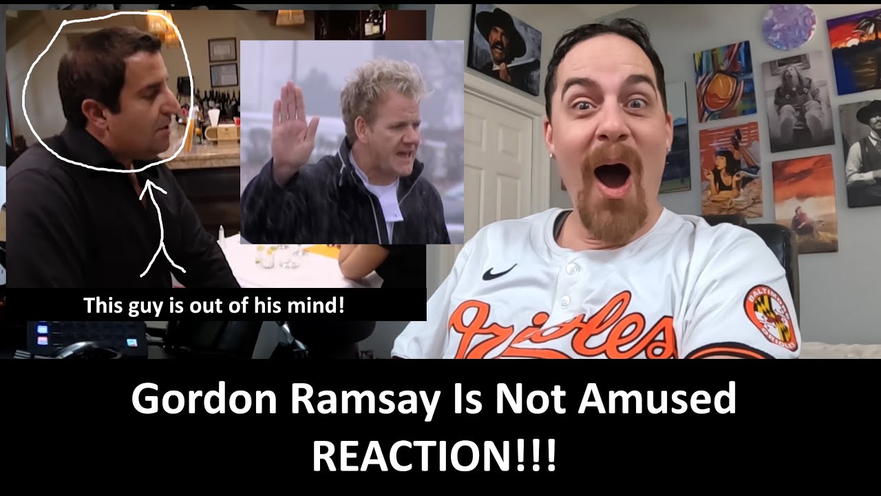 American Reacts Gordon Ramsay I Still Can't Think of Anything Funny - Kitchen Nightmares REACTION
