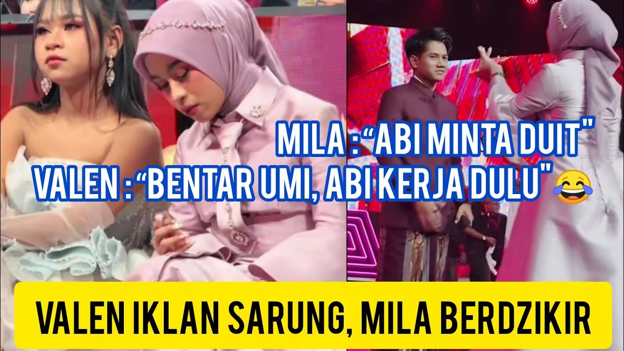 VIRAL POV VALEN IKLAN SARUNG WADIMOR BELUM BERES LALU DATANG MILA MINTA DUIT😂